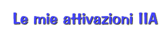 La mie attivit�